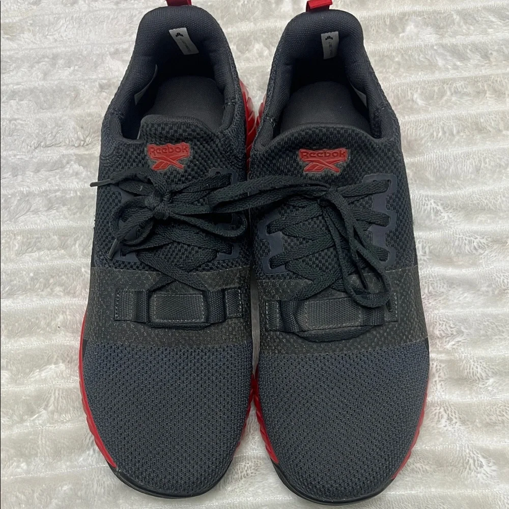 Reebok Men's Black and Red Athletic Sneakers